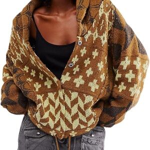 Boho Oversized Cardigan / jacket (OS, adjustable)